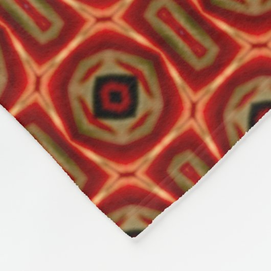 Egyptische Horus God Vlam Zijden Patroon Fleece Deken (Hoek)