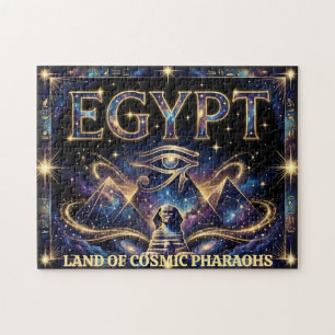 Egyptische Horus Oog Kosmische Piramide Kunst Legpuzzel
