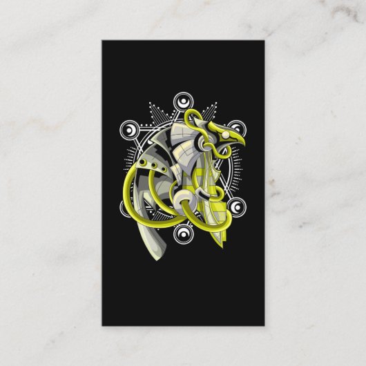 Egyptische Horus Sacred Geometry Ancient Visitekaartje (Voorkant)