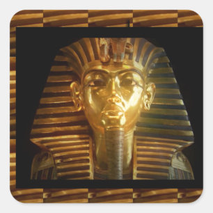  Egyptische Idolen Kunst: PIRAMIDEN van DE OUDHEID Vierkante Sticker