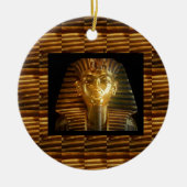  Egyptische ijskunst : PYRAMIDS VAN HET ANCIËNT Keramisch Ornament (Voorkant)