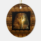 Egyptische ijskunst : PYRAMIDS VAN HET ANCIËNT Keramisch Ornament (Links)