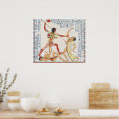  Egyptische illustratie Poster (Keuken)
