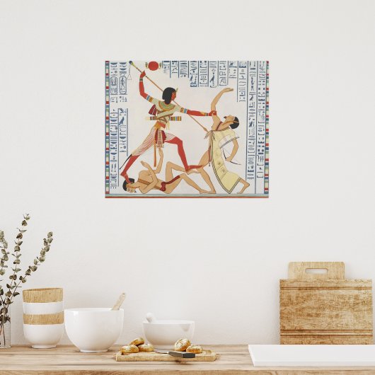  Egyptische illustratie Poster (Keuken)