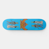 Egyptische ISIS & Horus Skateboard (Horizontaal)