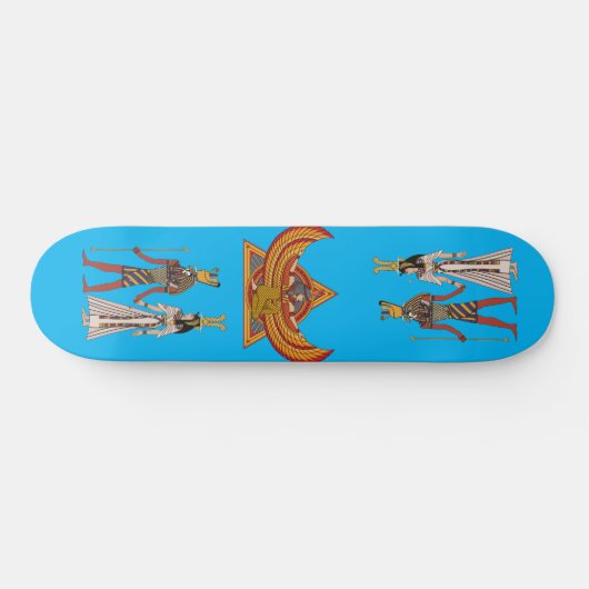 Egyptische ISIS & Horus Skateboard (Horizontaal)