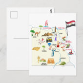 Egyptische kaart (Voorkant / Achterkant)