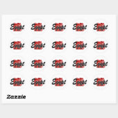 Egyptische kaart ronde sticker (Vel)