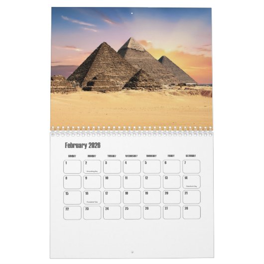 Egyptische kalender (Feb 2026)