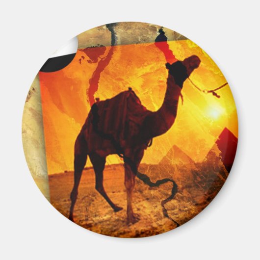 Egyptische kameel magneet (Voorkant)