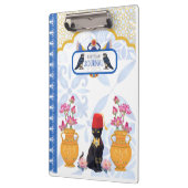 Egyptische kat Basha met faronische erfenis Klembord (Links)