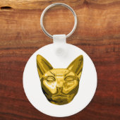 Egyptische kat Bast Sleutelhanger (Voorkant)