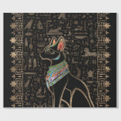 Egyptische kat - Bastet Cadeaupapier (Vlak)