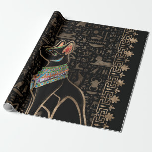 Egyptische kat - Bastet Cadeaupapier
