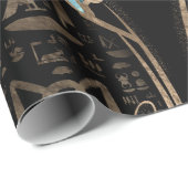 Egyptische kat - Bastet Cadeaupapier (Rol Hoek)