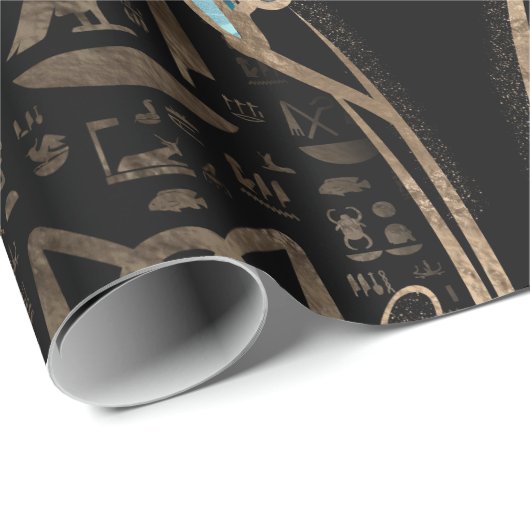 Egyptische kat - Bastet Cadeaupapier (Rol Hoek)