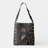 Egyptische kat - Bastet Crossbody Tas (Achterkant)