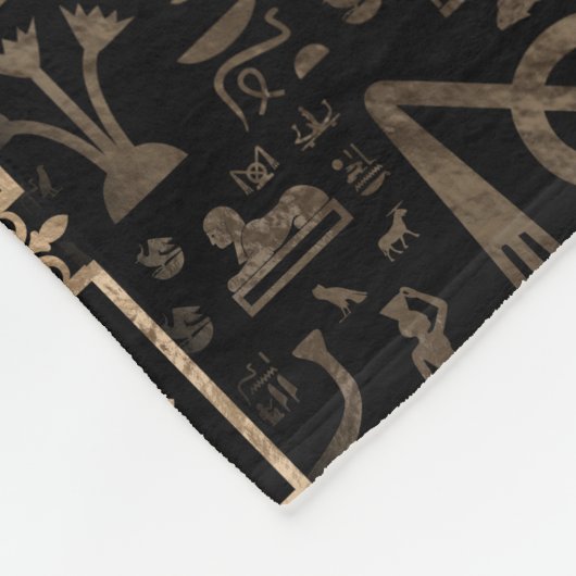 Egyptische kat - Bastet Fleece Deken (Hoek)