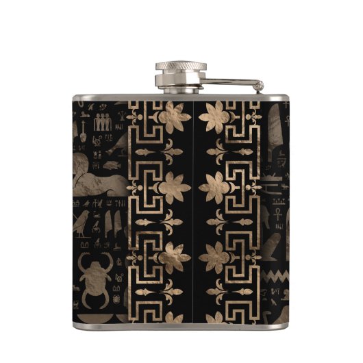 Egyptische kat - Bastet Heupfles (Achterkant)