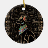 Egyptische kat - Bastet Keramisch Ornament (Voorkant)