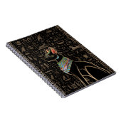 Egyptische kat - Bastet Notitieboek (Rechterzijde)