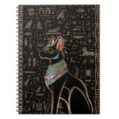 Egyptische kat - Bastet Notitieboek (Voorkant)