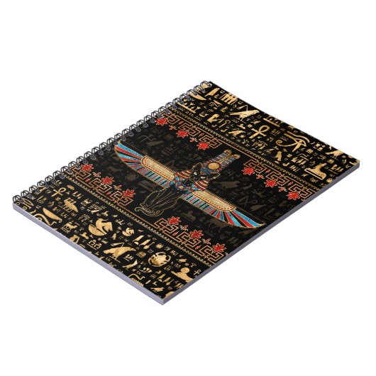 Egyptische kat - Bastet Notitieboek (Linkerzijde)