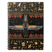 Egyptische kat - Bastet Notitieboek (Voorkant)