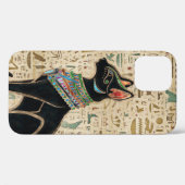Egyptische kat - Bastet op papyrus Case-Mate iPhone Case (Achterkant (horizontaal))