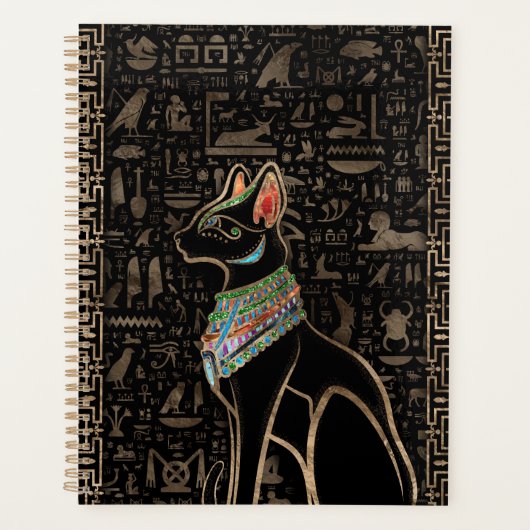 Egyptische kat - Bastet Planner (Voorkant)