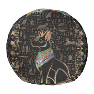 Egyptische kat - Bastet Poef
