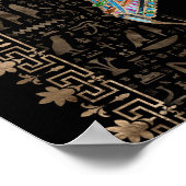 Egyptische kat - Bastet Poster (Hoek)