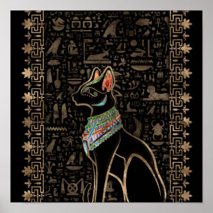 Egyptische kat - Bastet Poster
