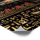 Egyptische kat - Bastet Poster (Hoek)