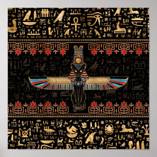 Egyptische kat - Bastet Poster (Voorkant)