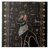 Egyptische kat - Bastet Tegeltje (Voorkant)