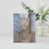Egyptische kat briefkaart (Staand voorkant)