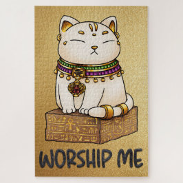 Egyptische kat God Bastet aanbid mij Legpuzzel