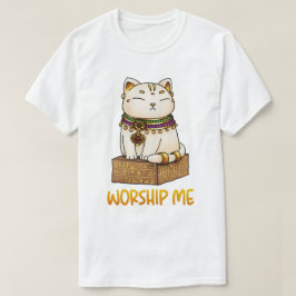 Egyptische kat God Bastet aanbid mij T-shirt