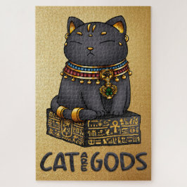 Egyptische kat God Bastet Cat zijn goden Legpuzzel