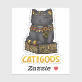 Egyptische kat God Bastet Cat zijn goden Sticker