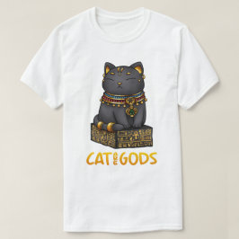 Egyptische kat God Bastet Cat zijn goden T-shirt