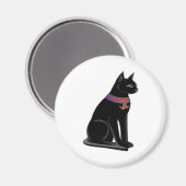 Egyptische Kat Goddess Bastet Magneet (Voorkant / Achterkant)