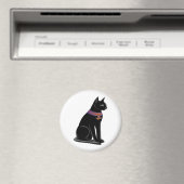 Egyptische Kat Goddess Bastet Magneet (Insitu (Vaatwasser))