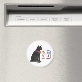 Egyptische Kat Goddess Bastet Magneet (Insitu (Vaatwasser))