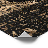 Egyptische Kat Goddess Bastet Poster (Hoek)