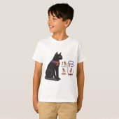 Egyptische Kat Goddess Bastet T-shirt (Voorkant volledig)