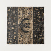 Egyptische Kat Goddess Bastet Wandkleed (Voorkant (horizontaal))