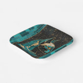 Egyptische Kat Godin Bastet - Mozaïek Kunst Papieren Bordje (Gebogen)