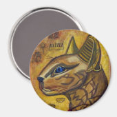 Egyptische kat magneet (Voorkant / Achterkant)